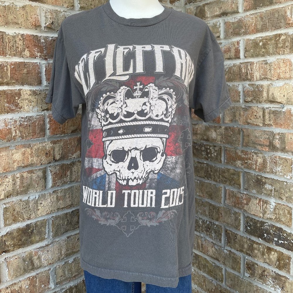 Def Leppard 2015 World Tour Concert Tee Sz M
